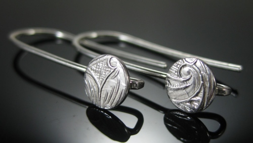handmade sterling silver ear wires unique